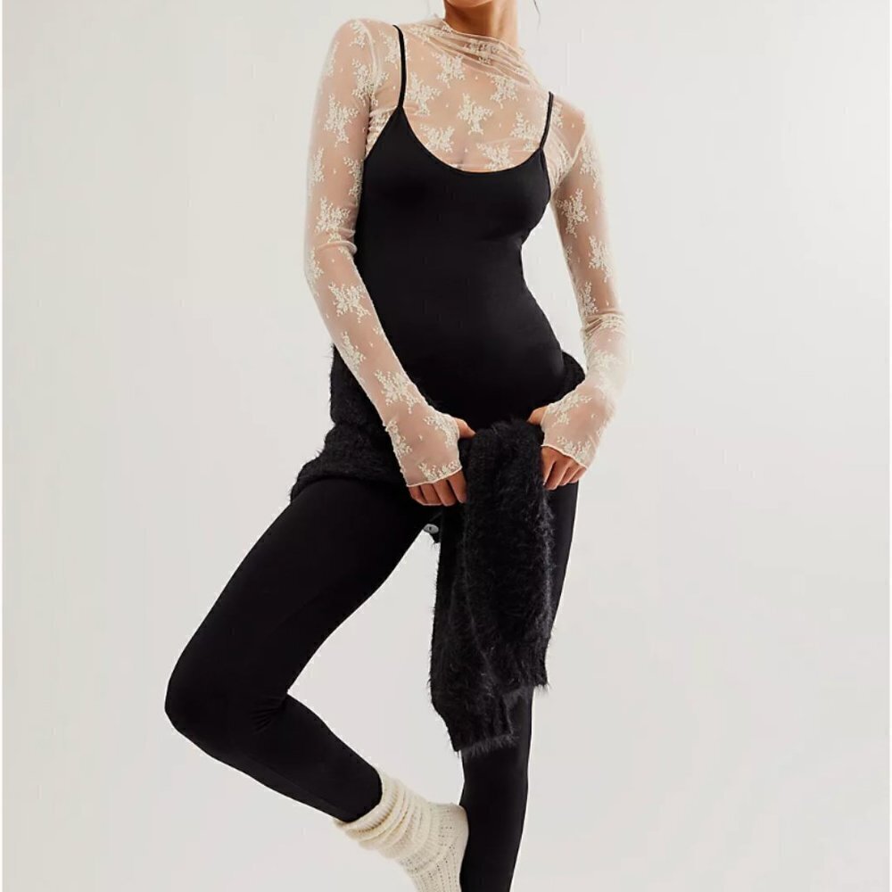Free People Black Jumpsuit